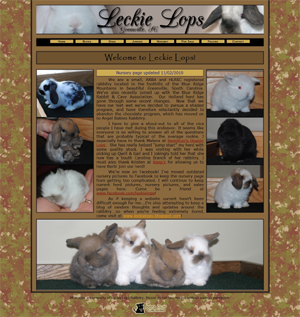 Leckie Lops Rabbitry in Greenville, SC